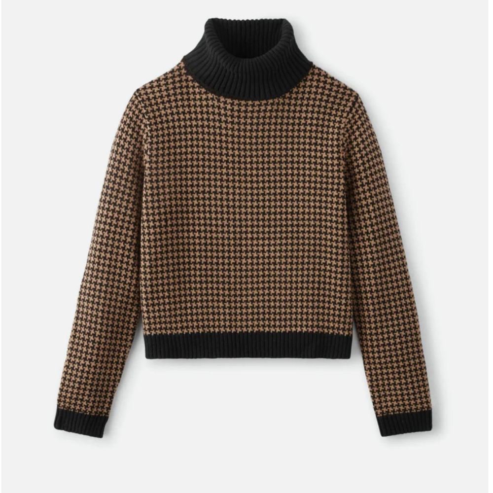 Brixton Houndstooth Turtleneck Sweater. Size small, worn once